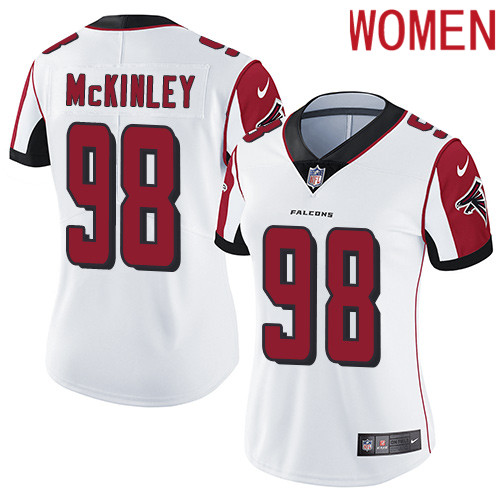 2019 Women Atlanta Falcons 98 McKinley white Nike Vapor Untouchable Limited NFL Jersey
